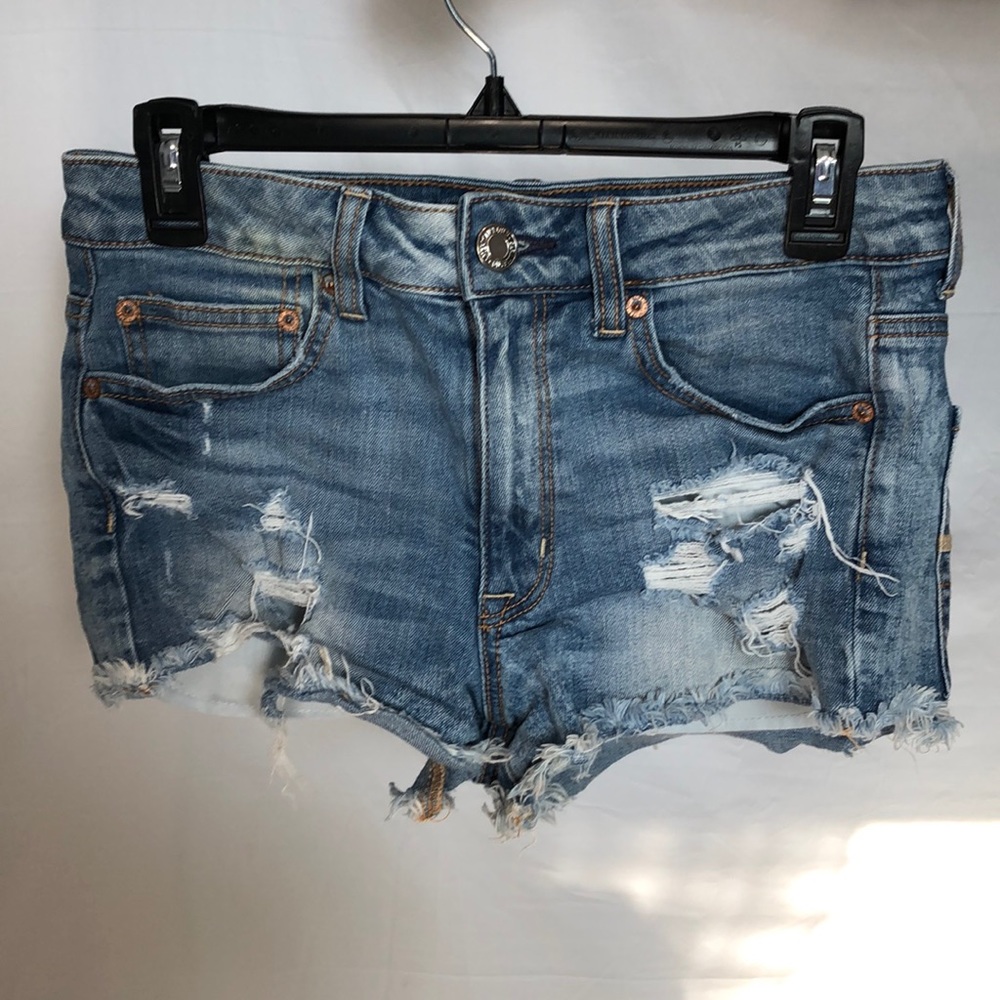 American Eagle Hi Rise Jean Shorts